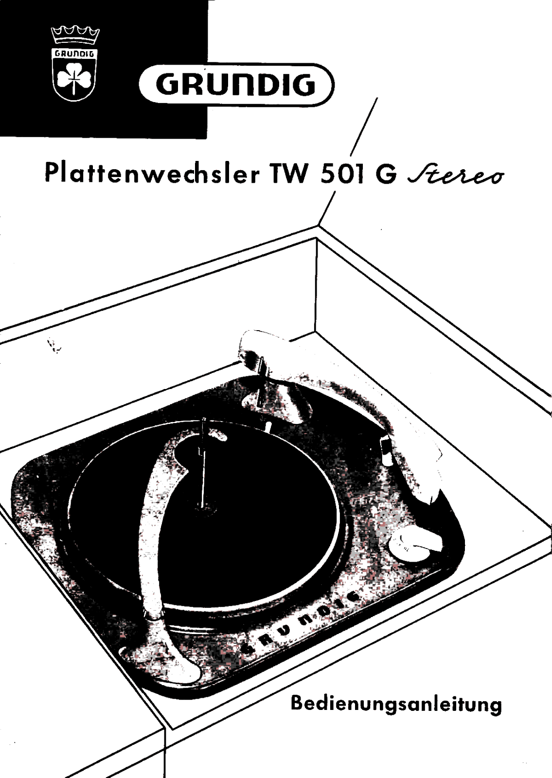 Grundig TW-501-G Owners Manual