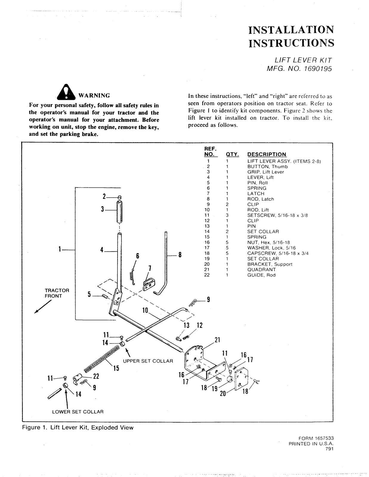 Snapper 1690195 User Manual