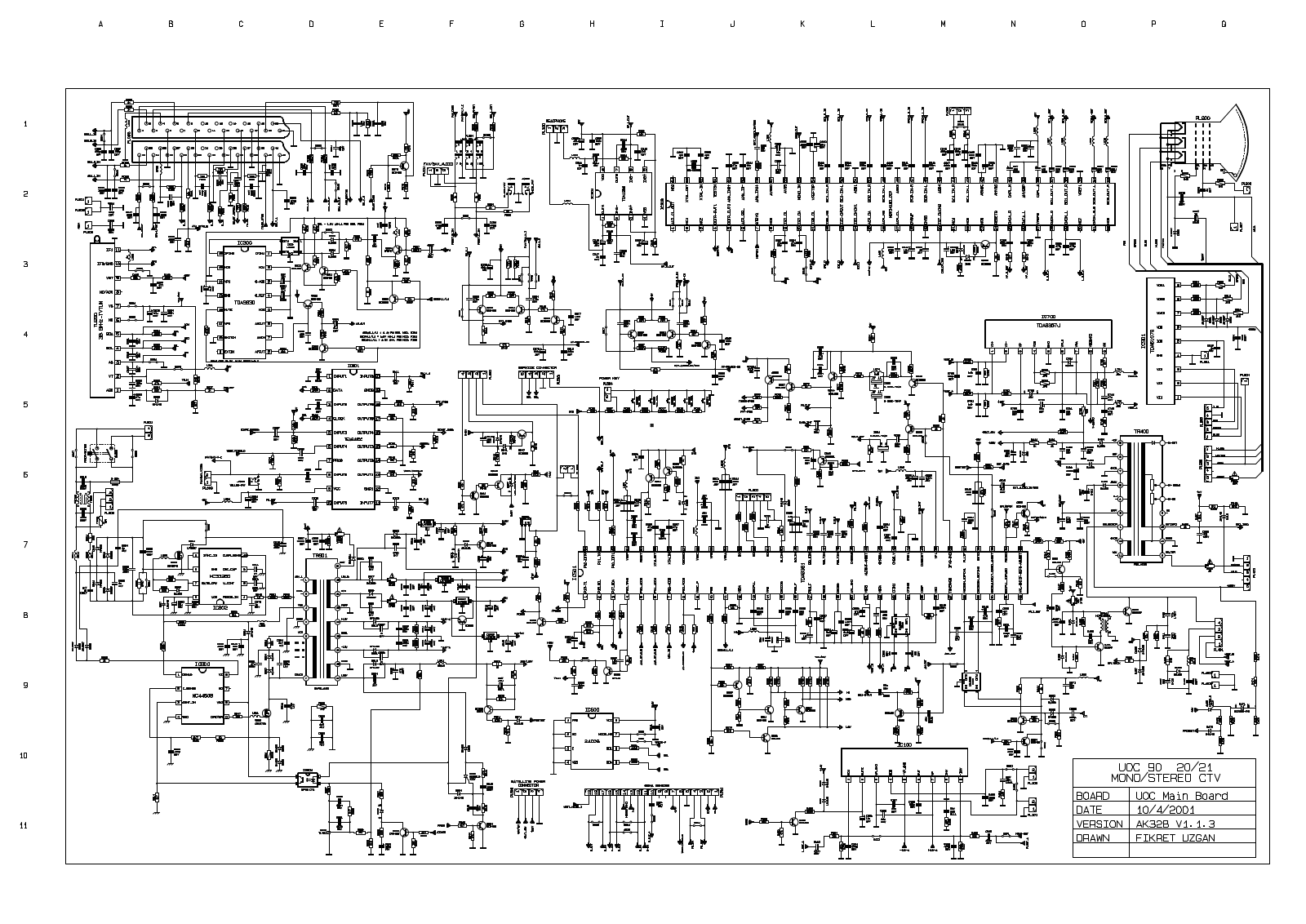 VESTEL ak32 Schematics