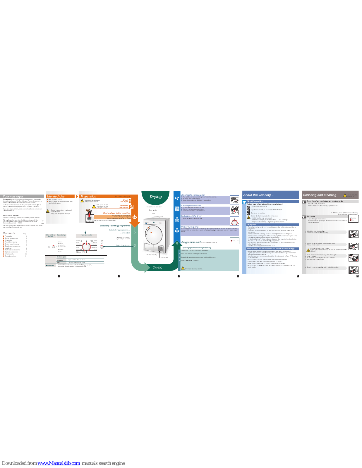 Bosch WTE84107GB Operating And Installation Instructions