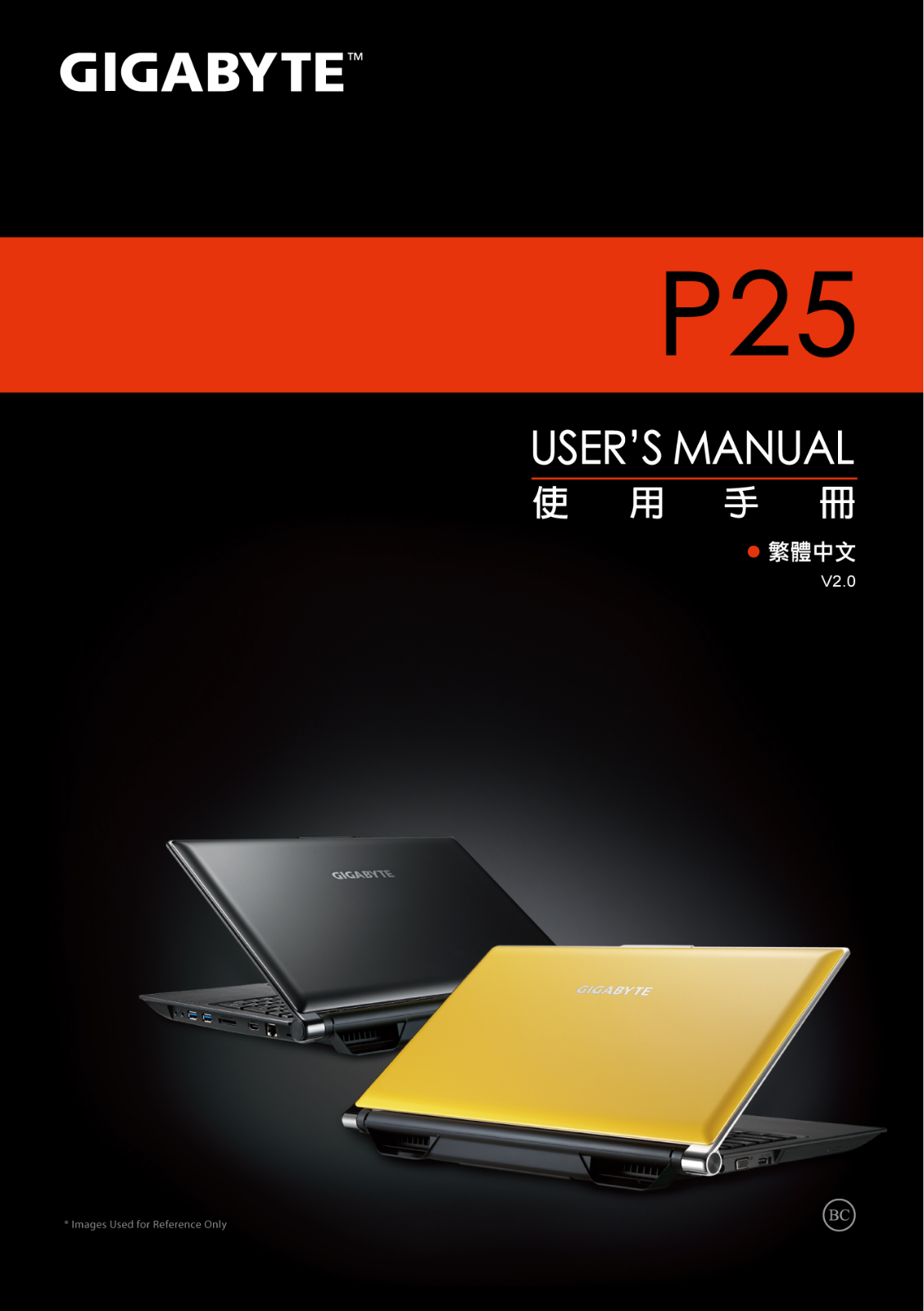 Gigabyte P25W, P25W V2, P25K User Manual