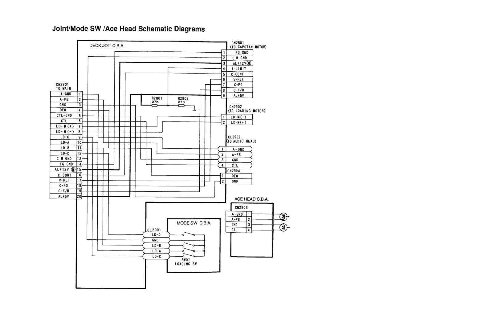 Funai VIP-8000K, VIP-800AK Schematics