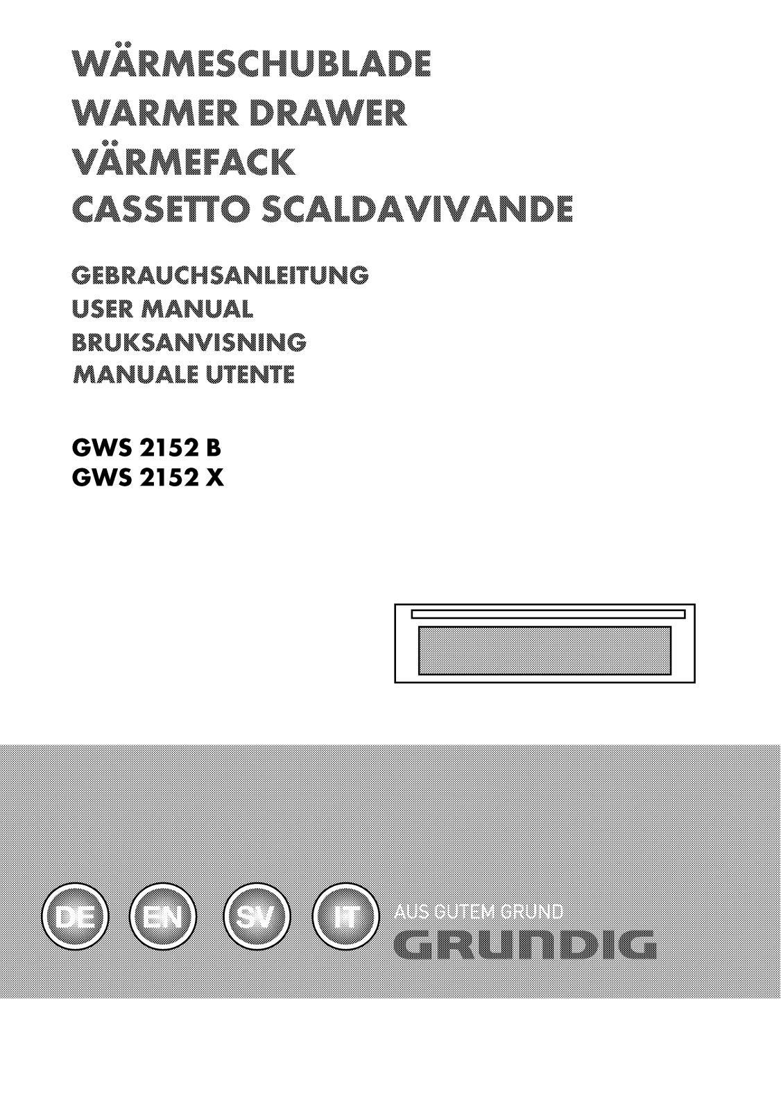 Grundig GWS 2152 B operation manual