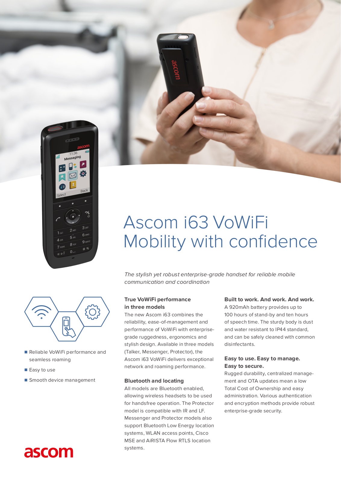 Ascom i63 User Manual