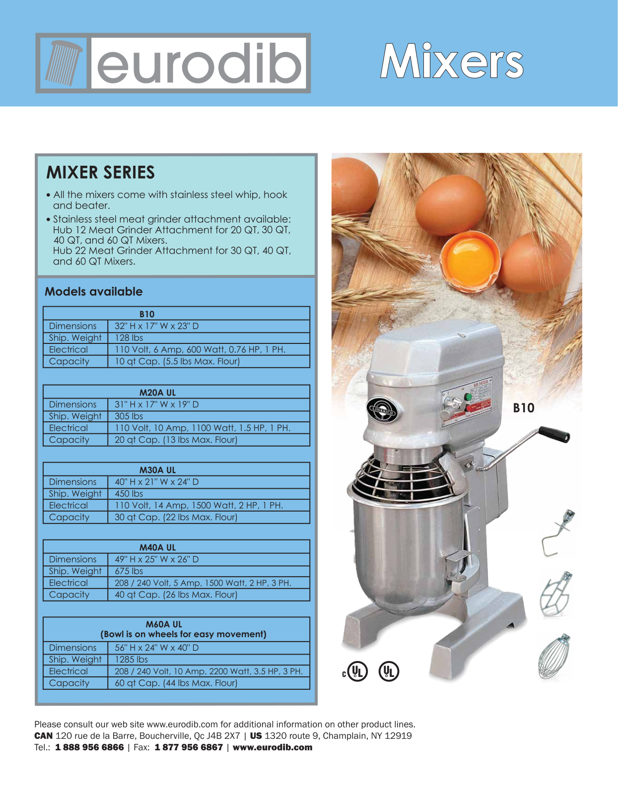 Eurodib M20A UL User Manual