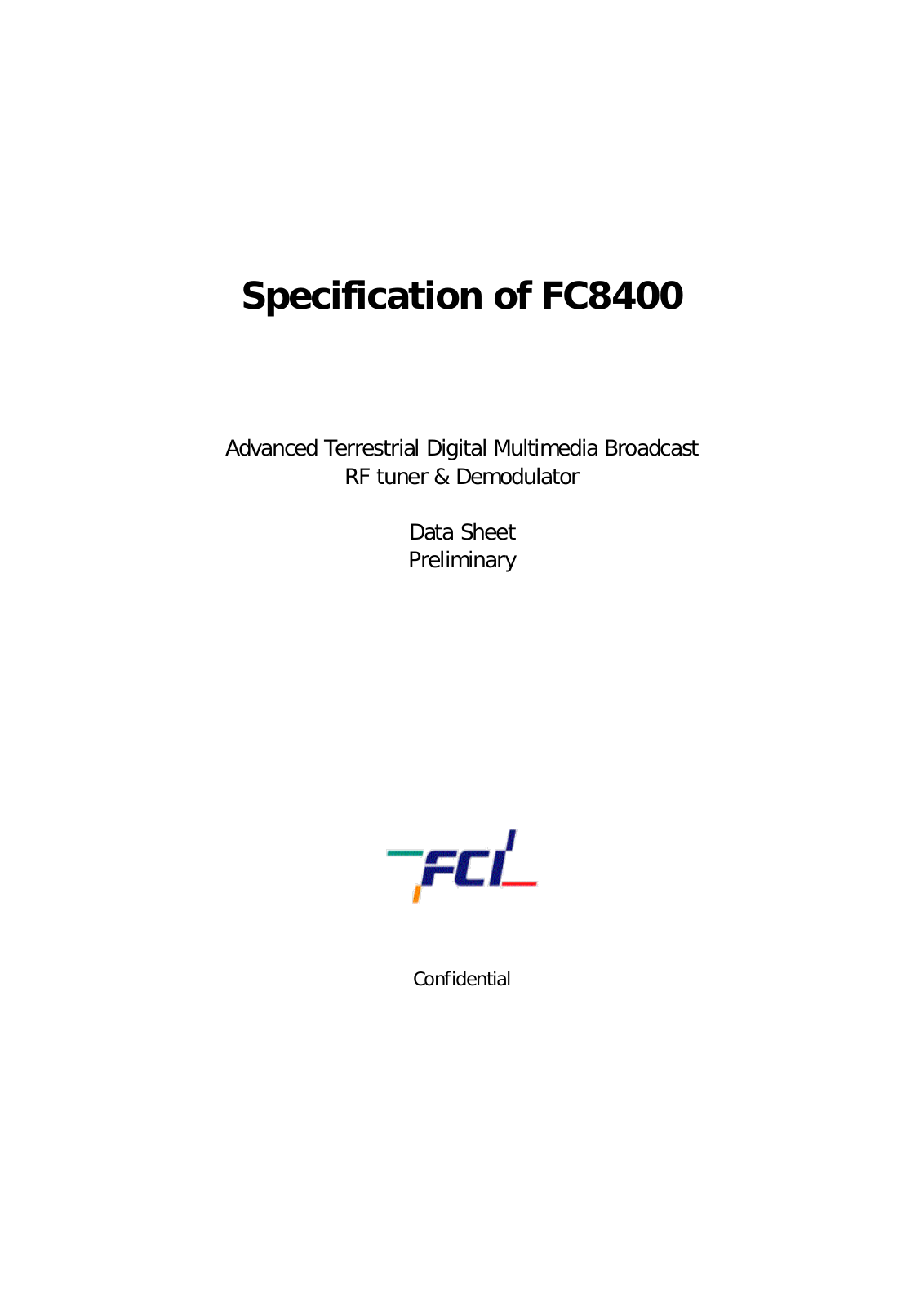 Silicon Motion FC8400 User Manual - ManualMachine.com