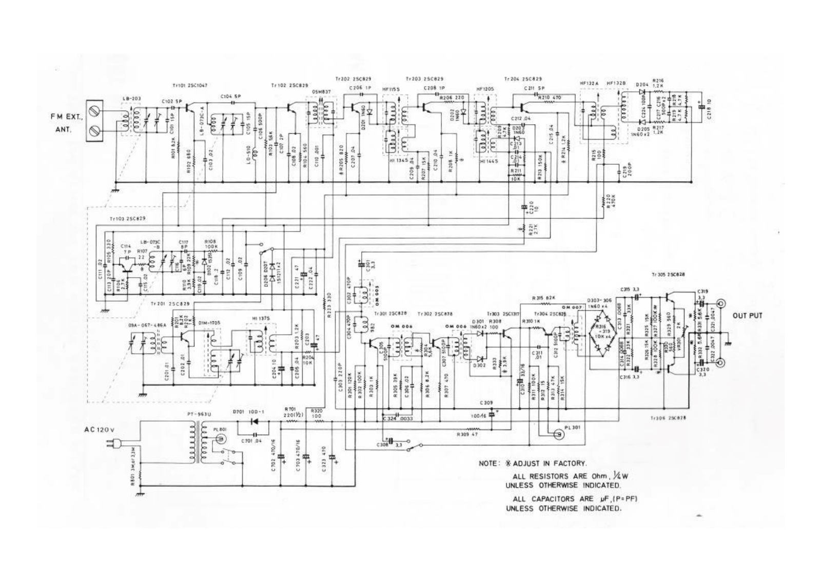 Realistic TA100 Schematic - ManualMachine.com