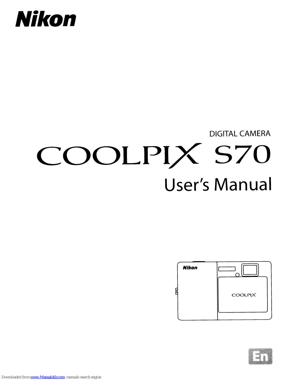 Nikon COOLPIX 570, COOLPIX S70 User Manual