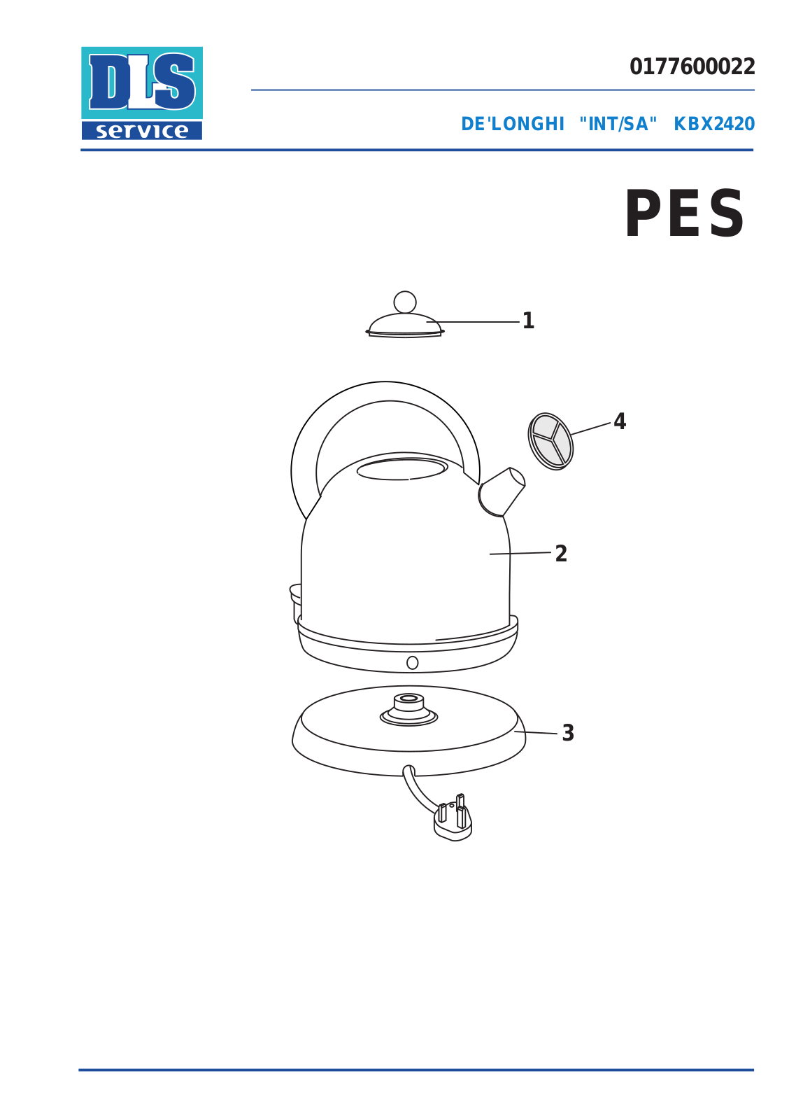 DeLonghi KBX2420 Service Manual