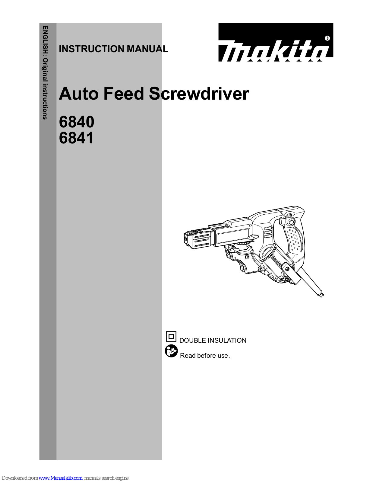 Makita 6840, 6841 Instruction Manual