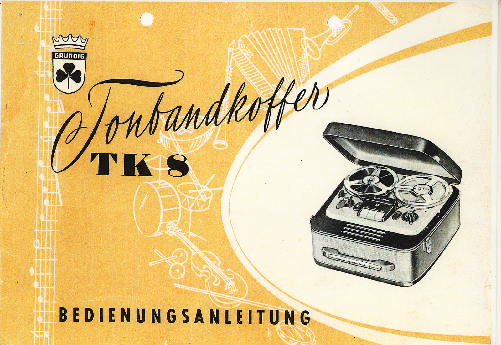 Grundig TK-8 Owners Manual