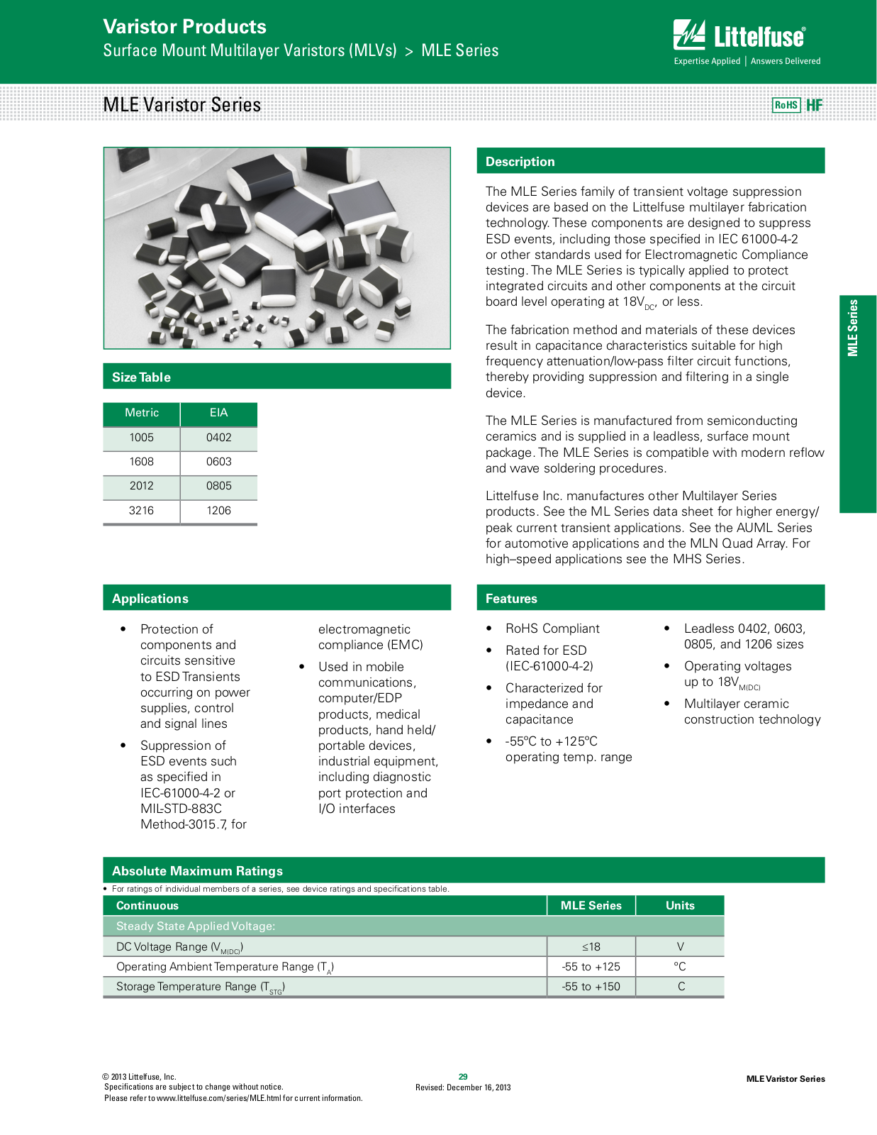 Littelfuse MLE User Manual