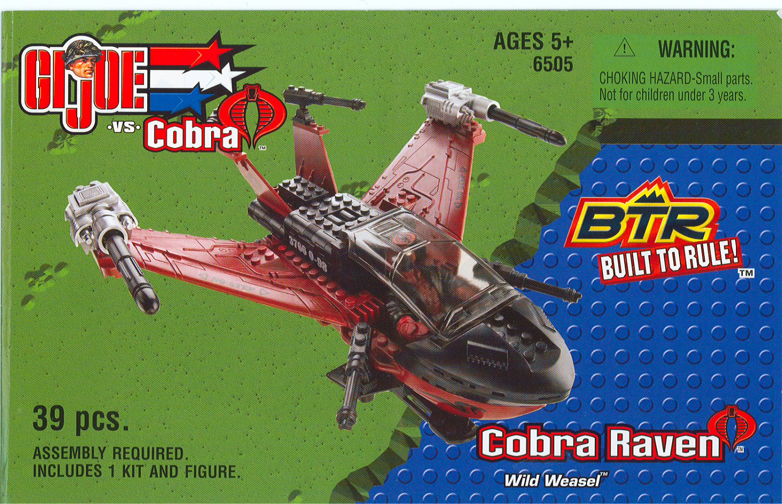 HASBRO Built to Rule GI Joe Cobra Raven Wild Weasel User Manual