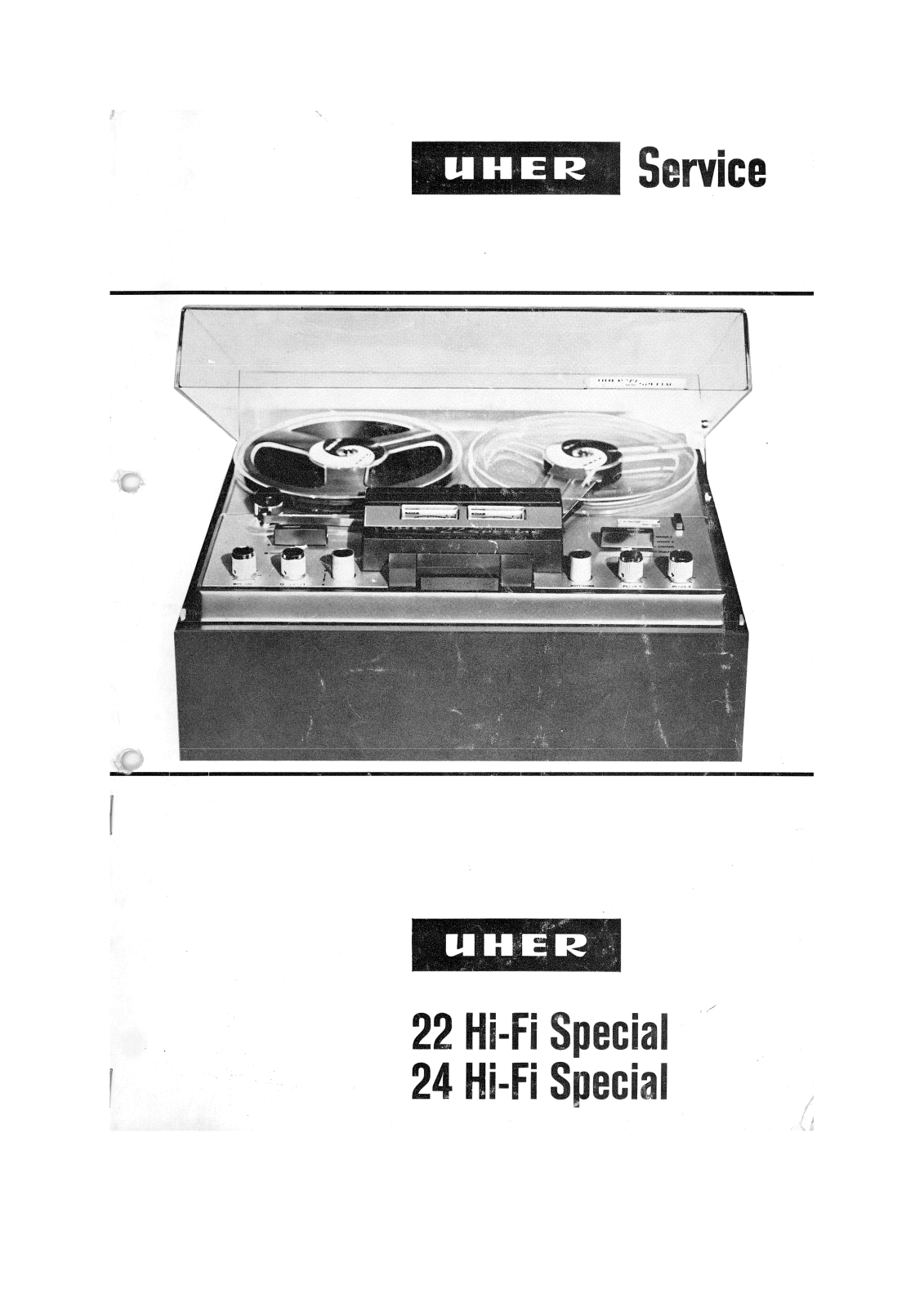 Uher 22 Hifi Spezial, 24 Hifi Spezial Service Manual