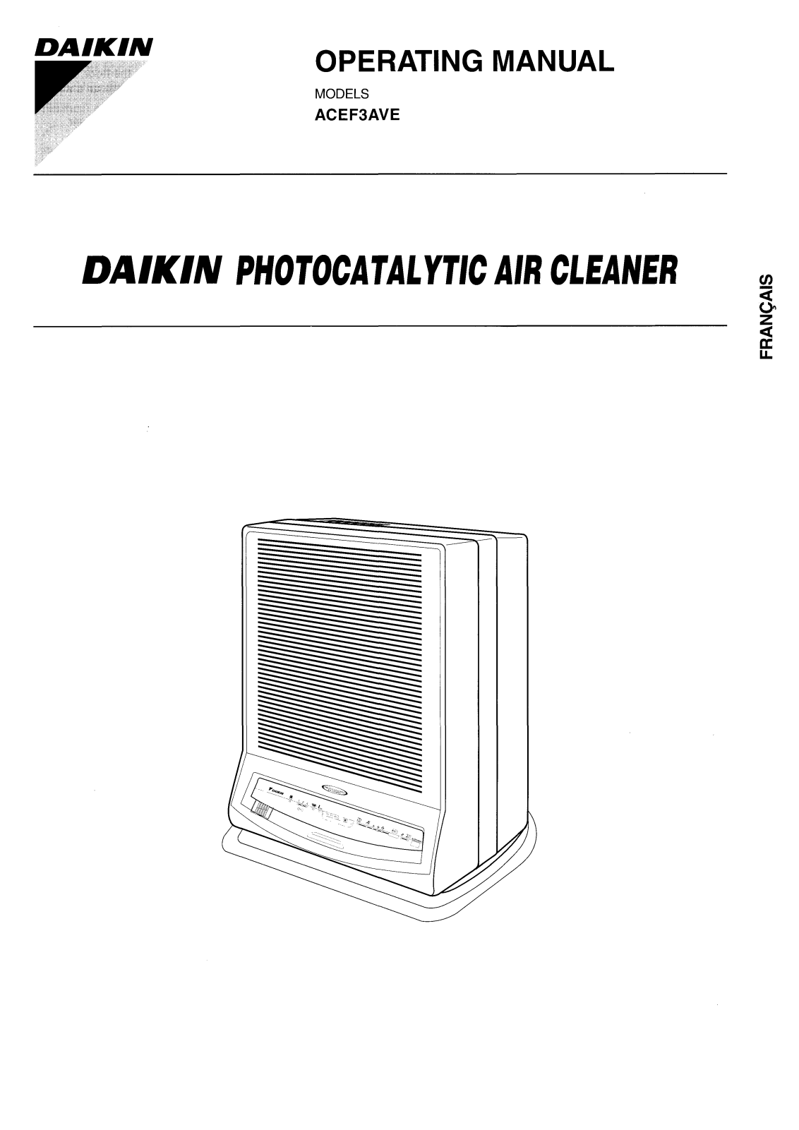 DAIKIN ACEF3AVE User Manual