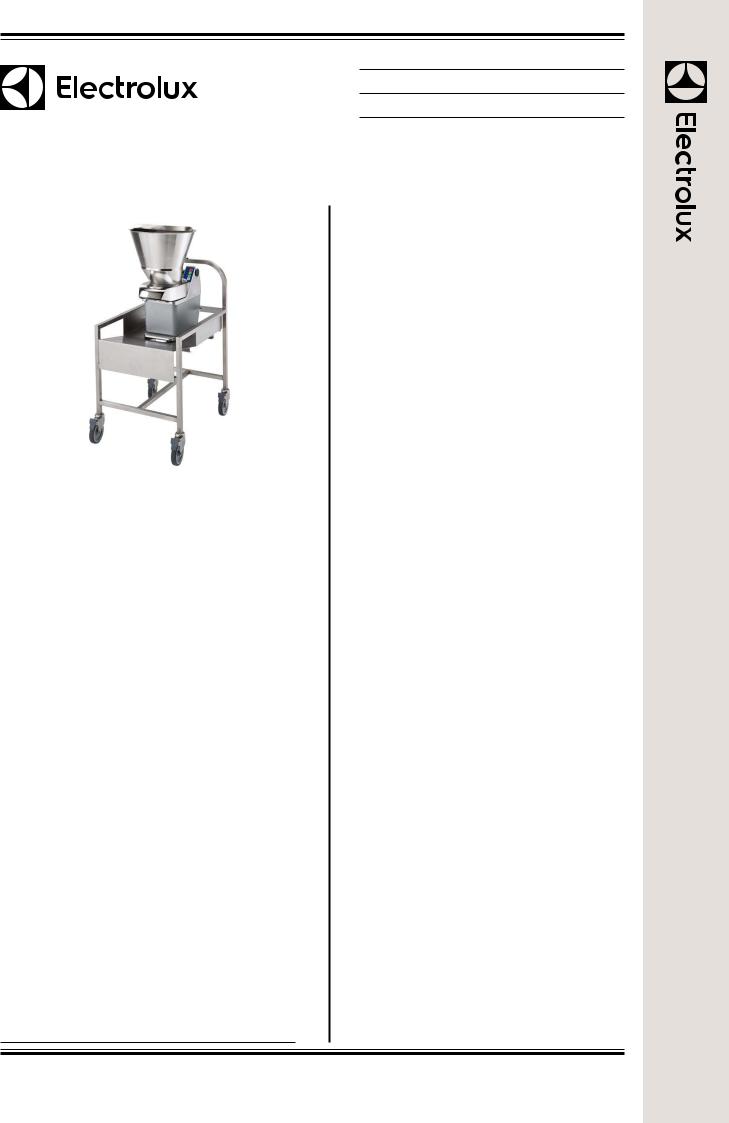 Electrolux TR2102V3 Datasheet