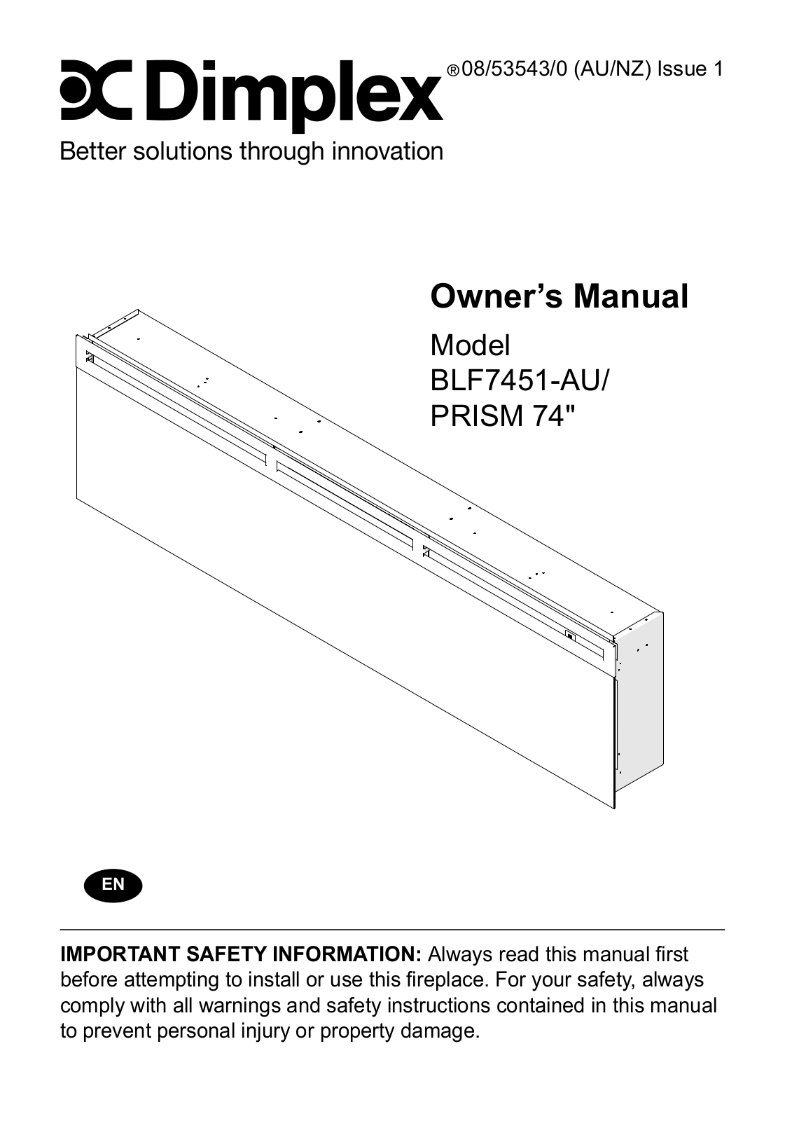 Dimplex BLF7451-AU User Manual