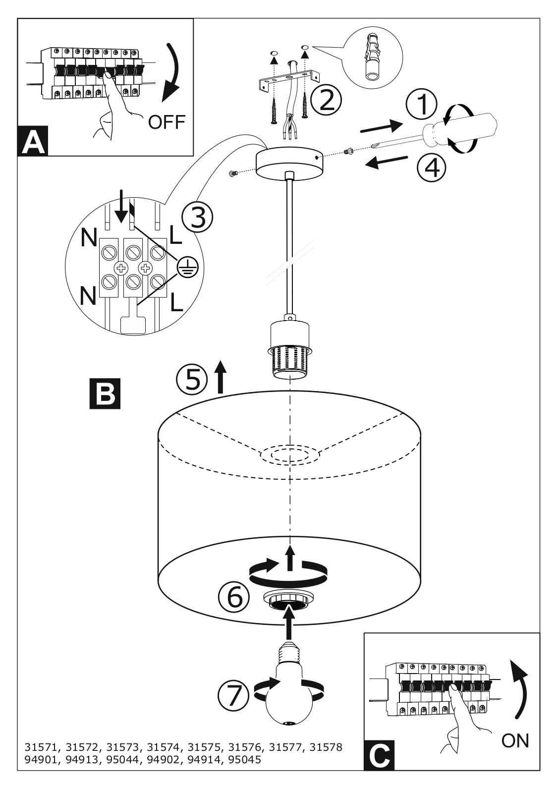 Eglo 31572 operation manual