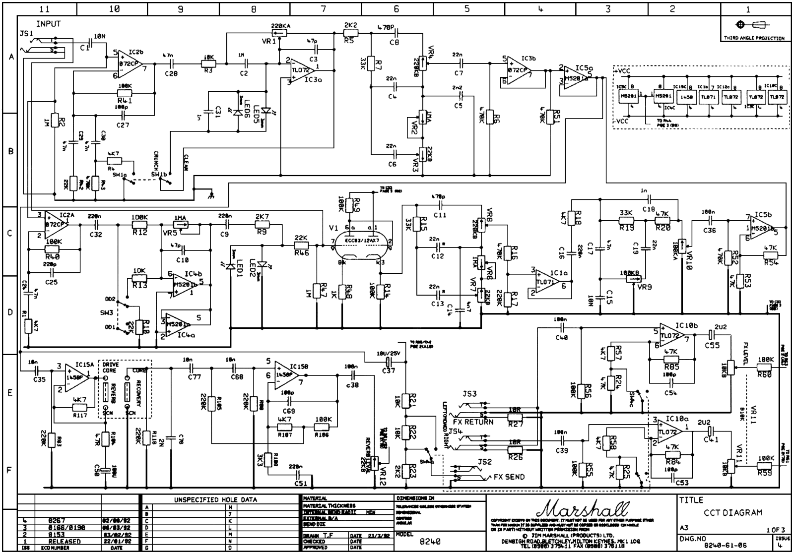 Marshall 8240 schematic