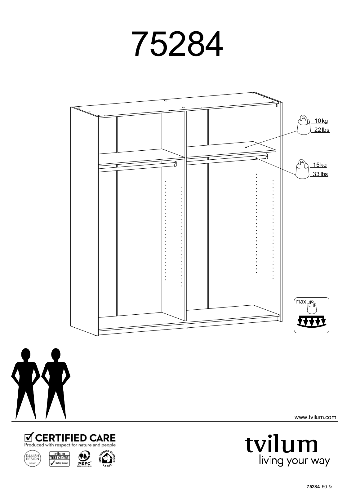 Tvilum 75284 User Manual - ManualMachine.com