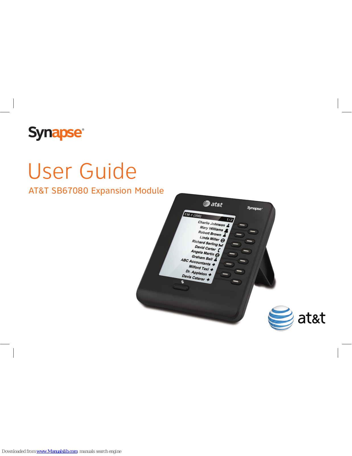 Synapse AT&T SB67080 User Manual