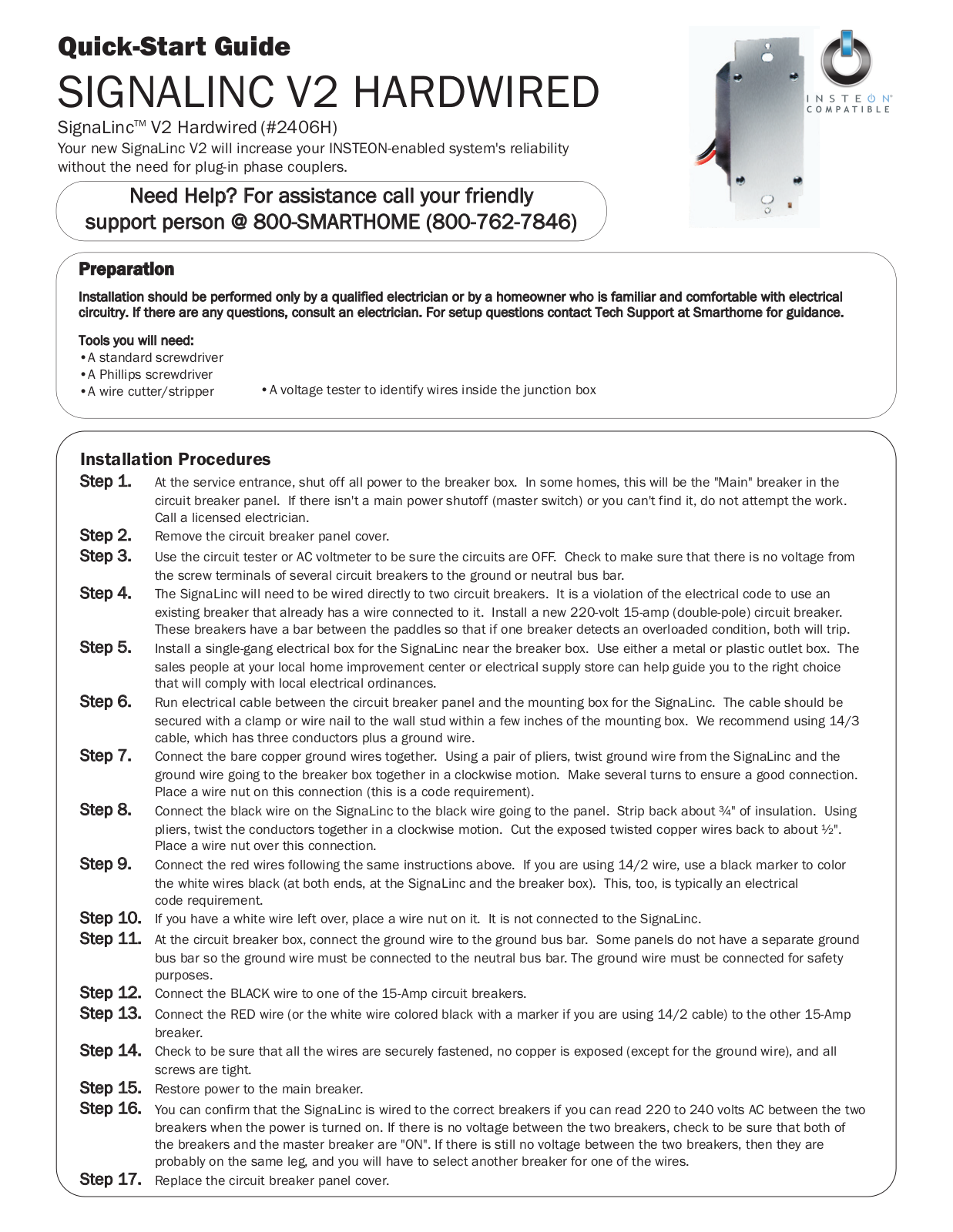 INSTEON 2406H User Manual