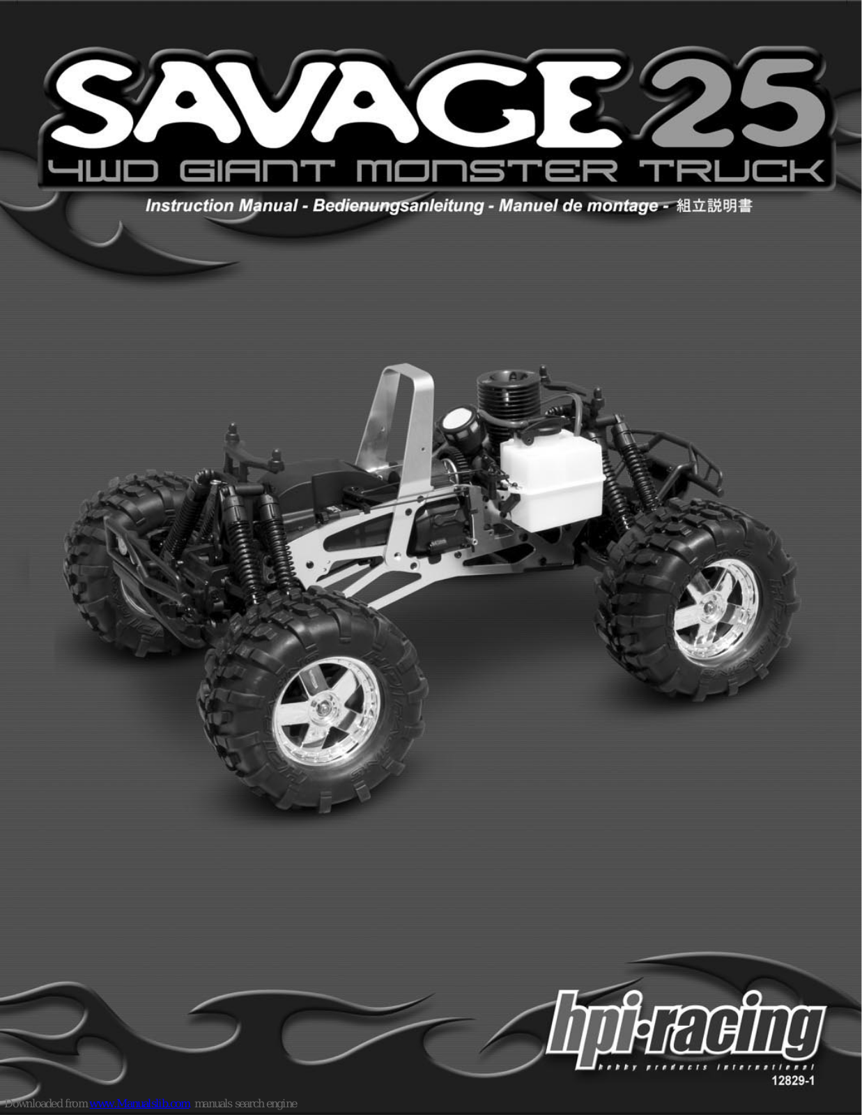 HPI Racing Savage 25 Instruction Manual