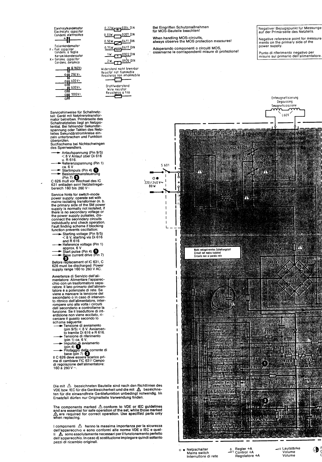 Grundig CUC70 Schematic