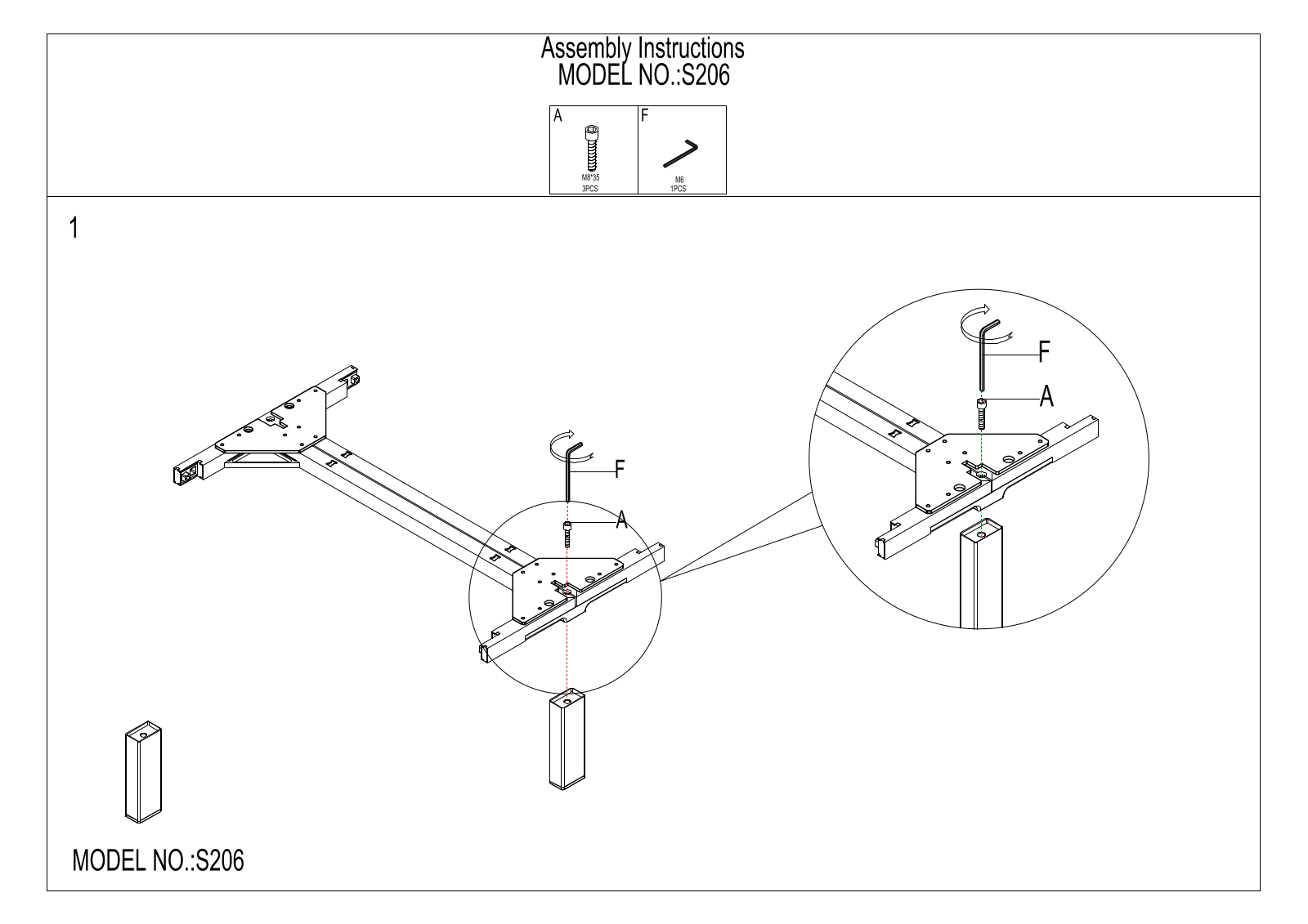 Boss S206 Assembly Guide