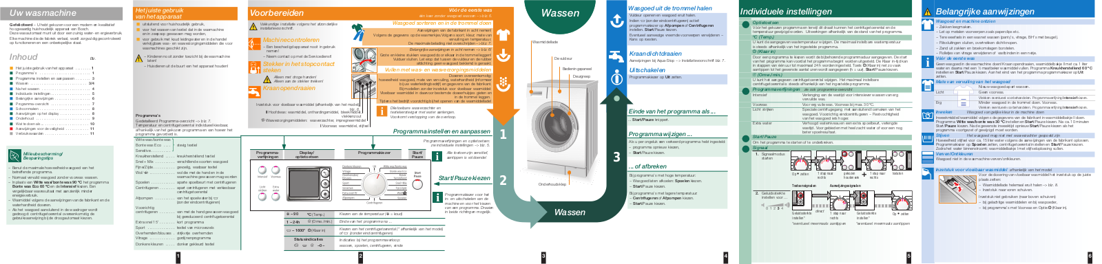 Bosch WAS32490NL User manual