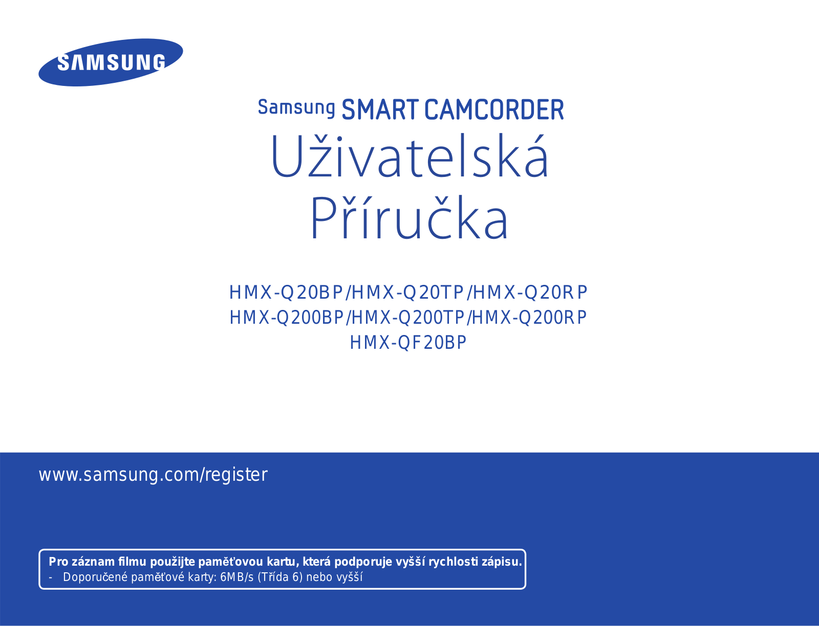 Samsung HMX-Q20BP User Manual