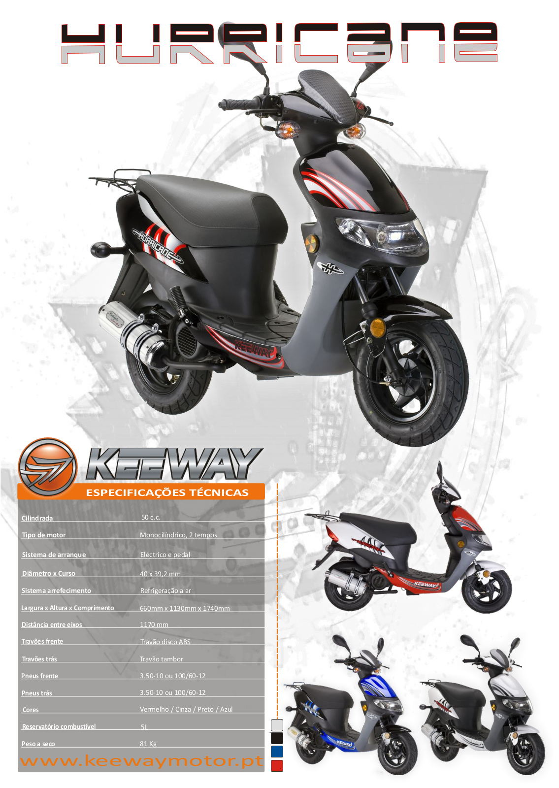 Keeway HURRICANE 50 Brochure