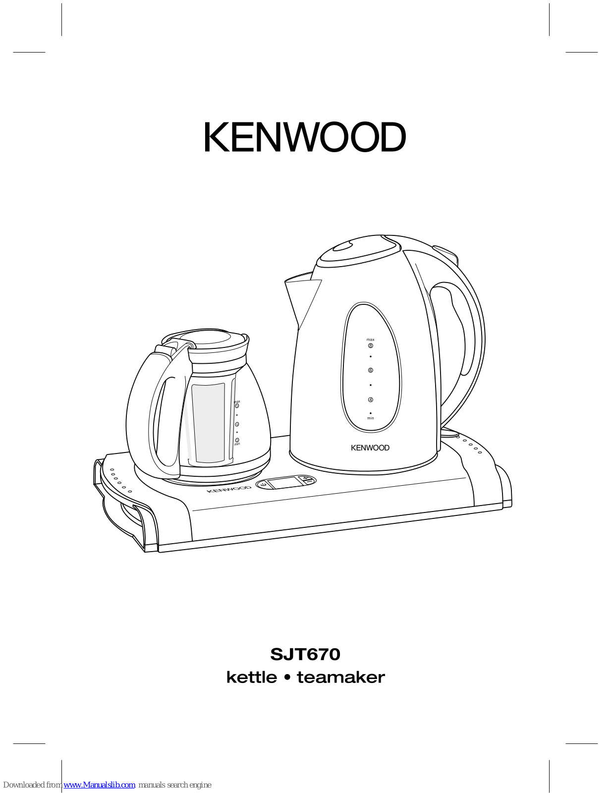 Kenwood SJT670 User Manual