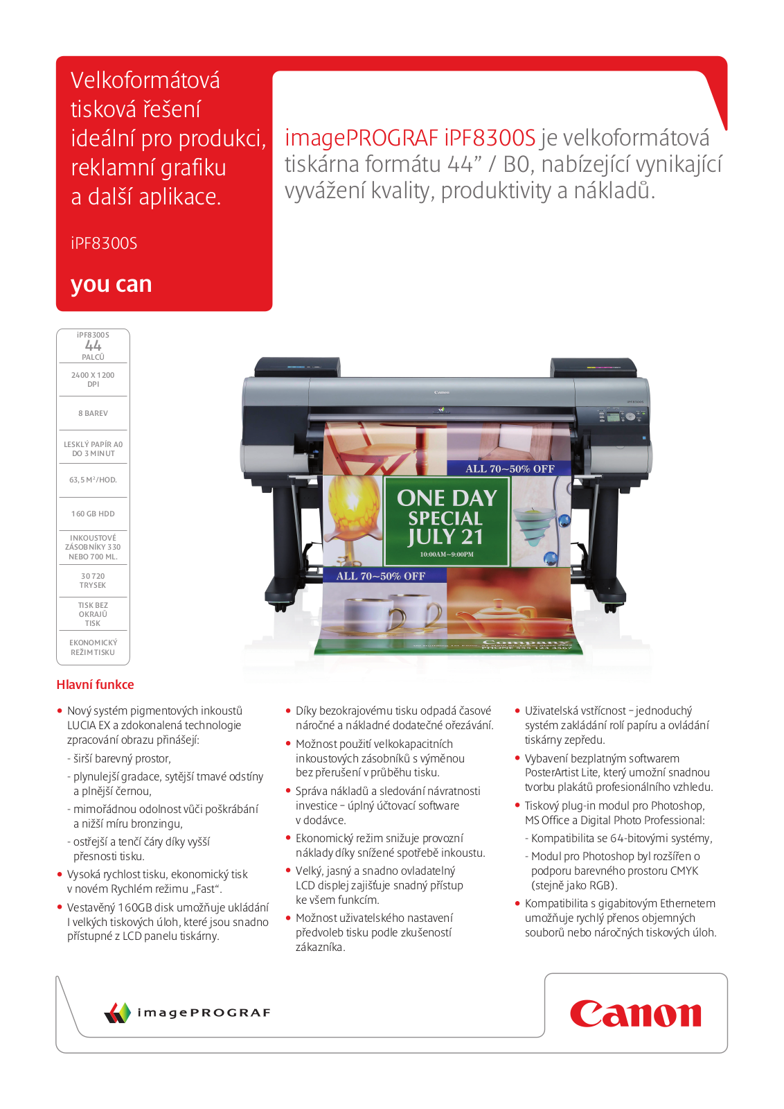 Canon IMAGEPROGRAF IPF8300S BROCHURE