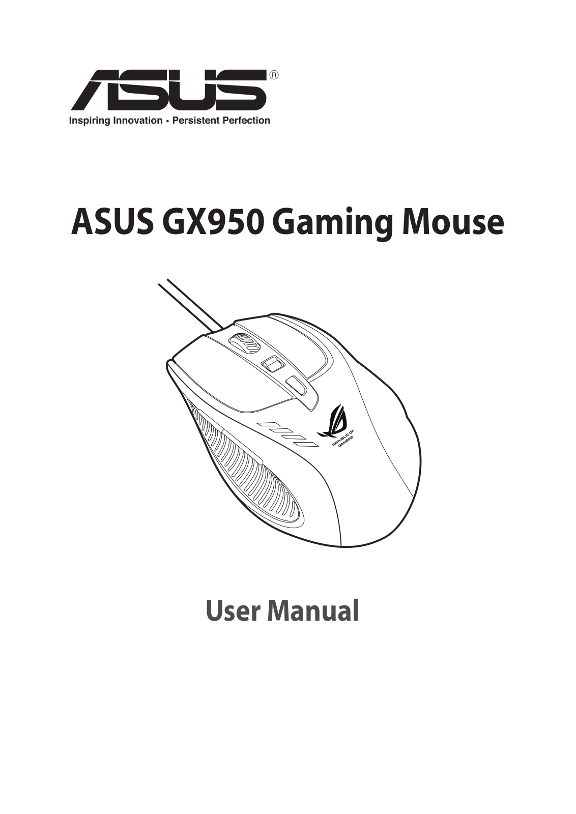 ASUS GX950 User Manual