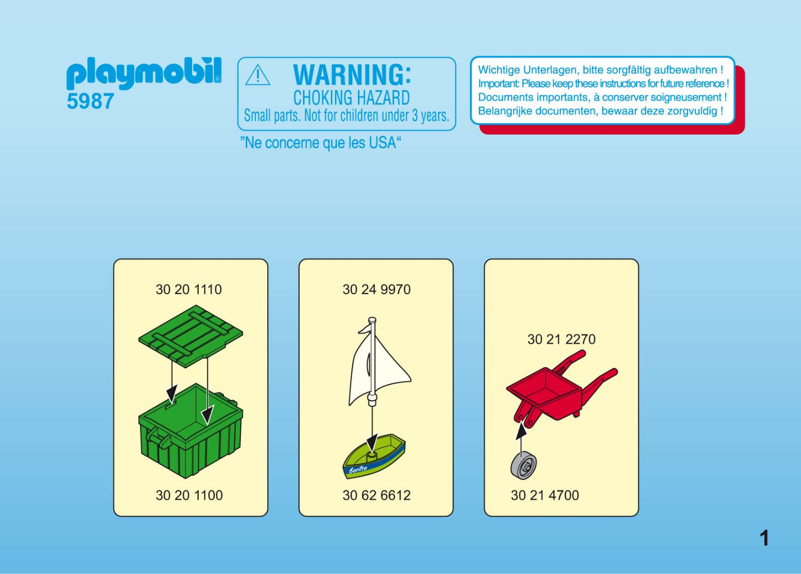 Playmobil 5987 Instructions