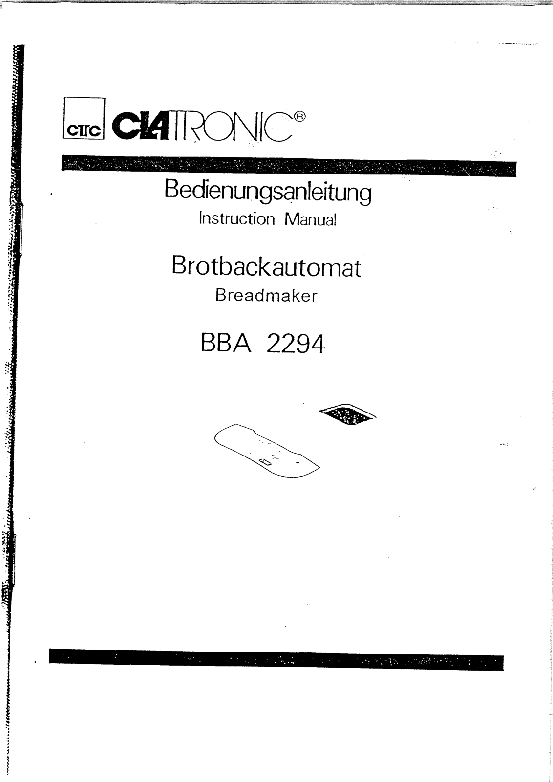 CLATRONIC BBA 2294 User Manual