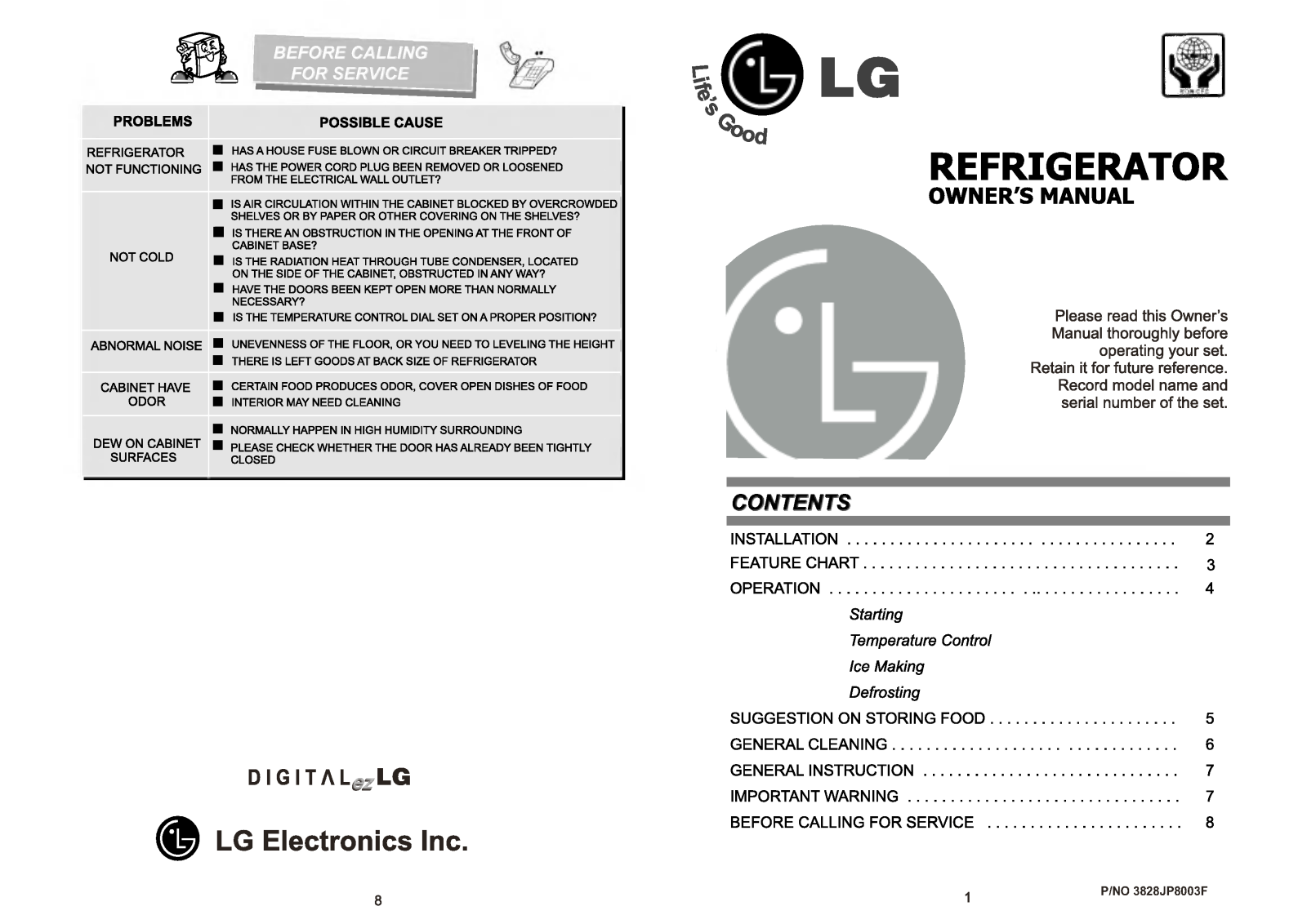 LG GN-151SLK Manual book