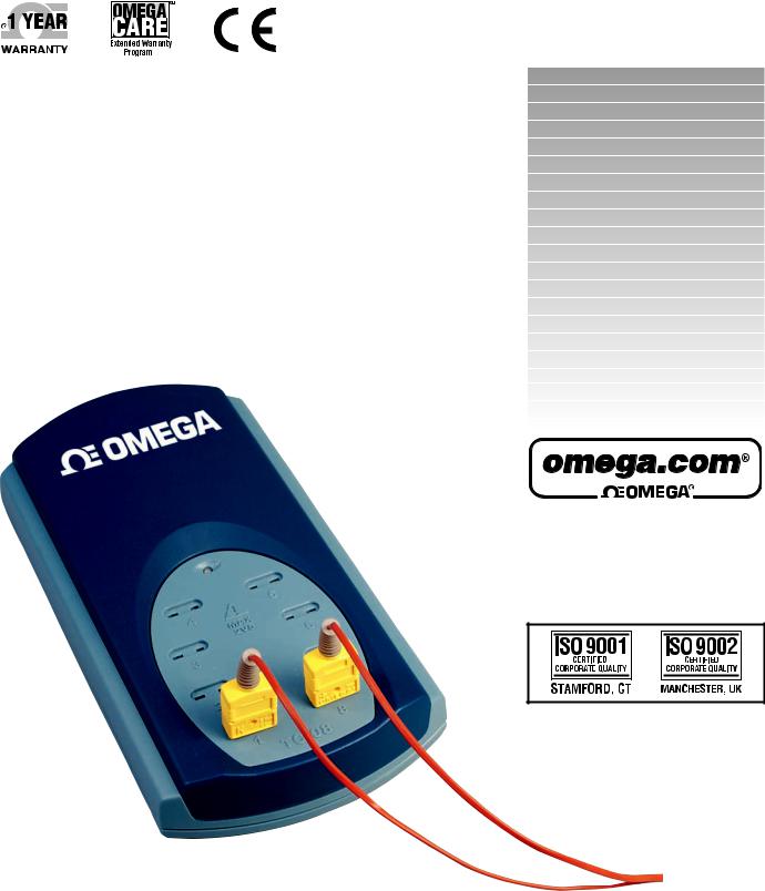 Omega TC-08 User Manual 2