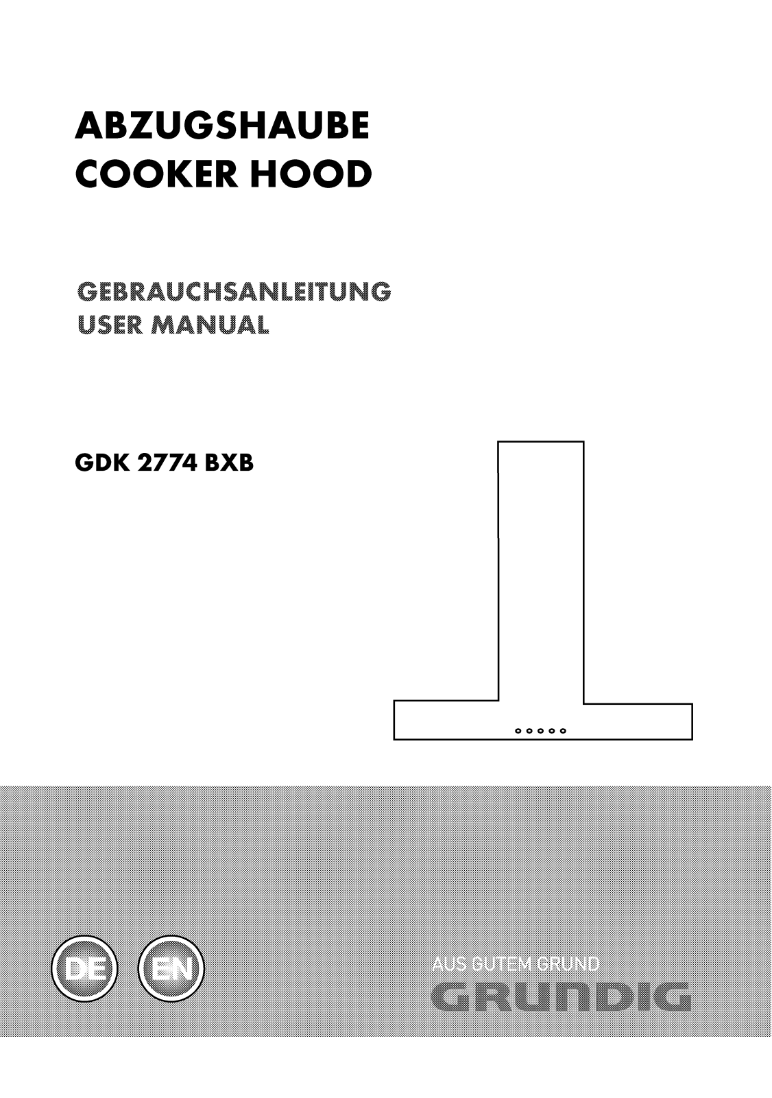 Grundig GDK 2774 BXB User Manual