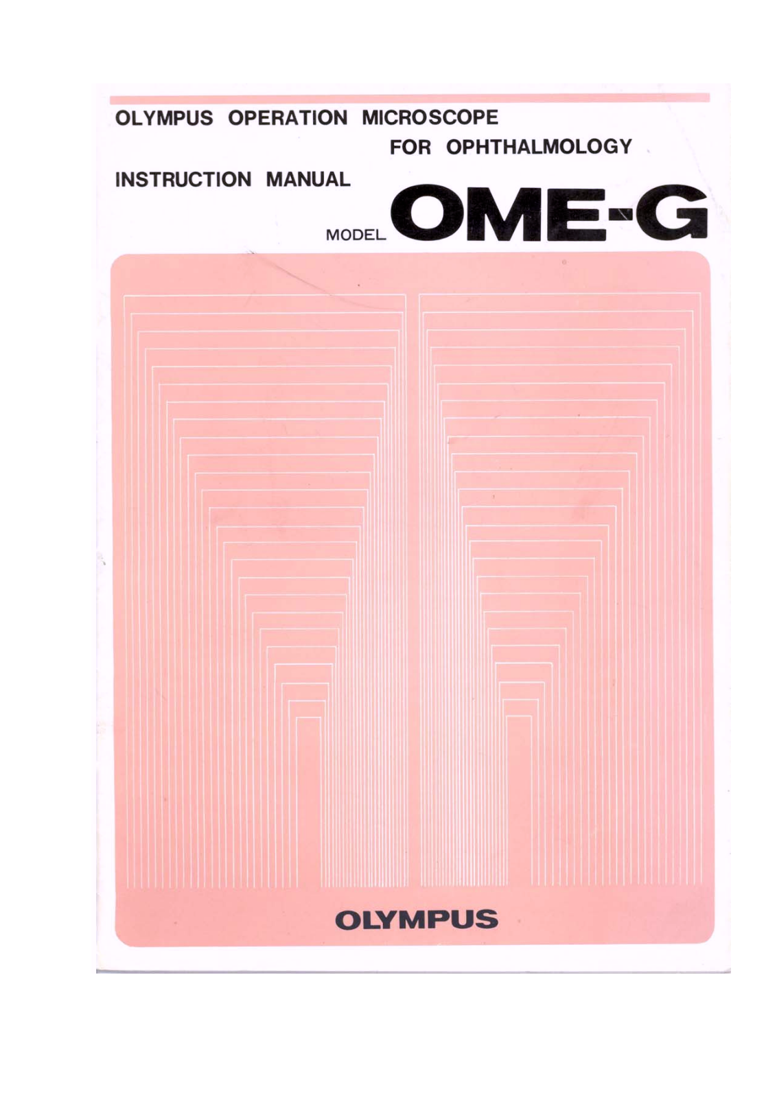Olympus OME-G User Manual