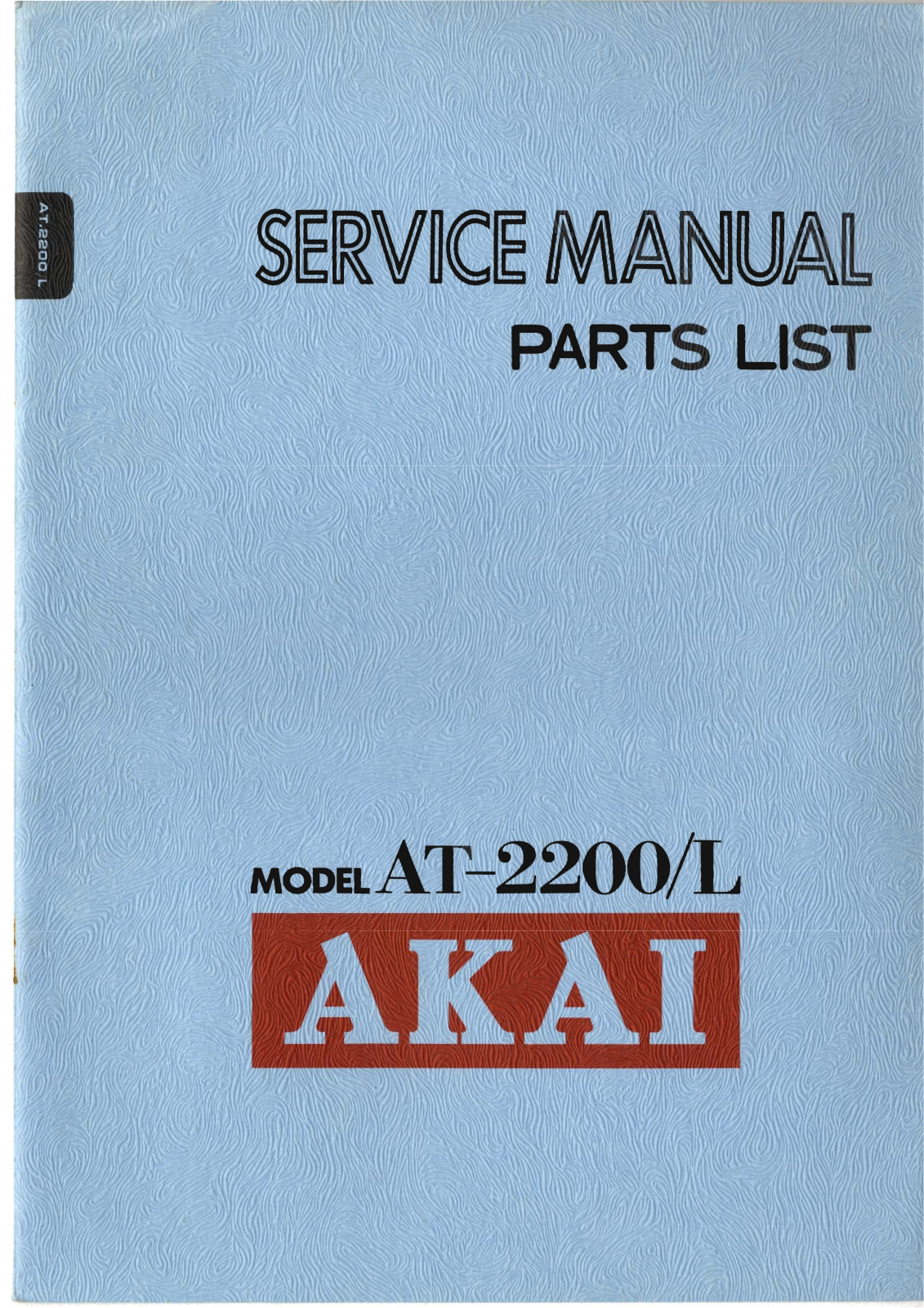 Akai AT-2200 Service Manual