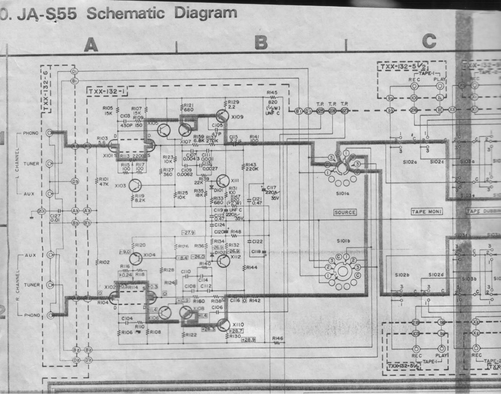 JVC JAS-55 Schematic