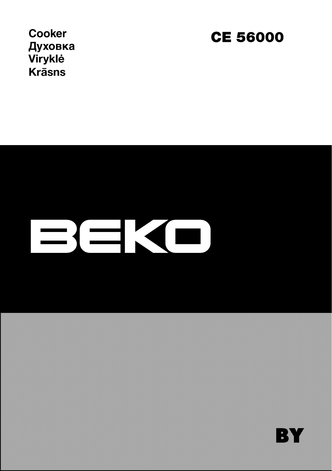 Beko CE 56000 User Manual