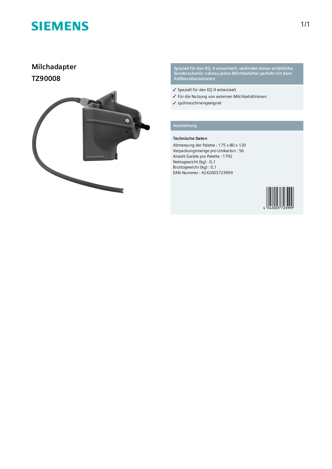 Siemens TZ90008 User Manual