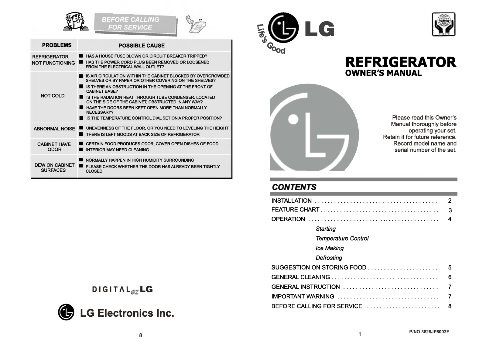 LG GN-191RVK Manual book