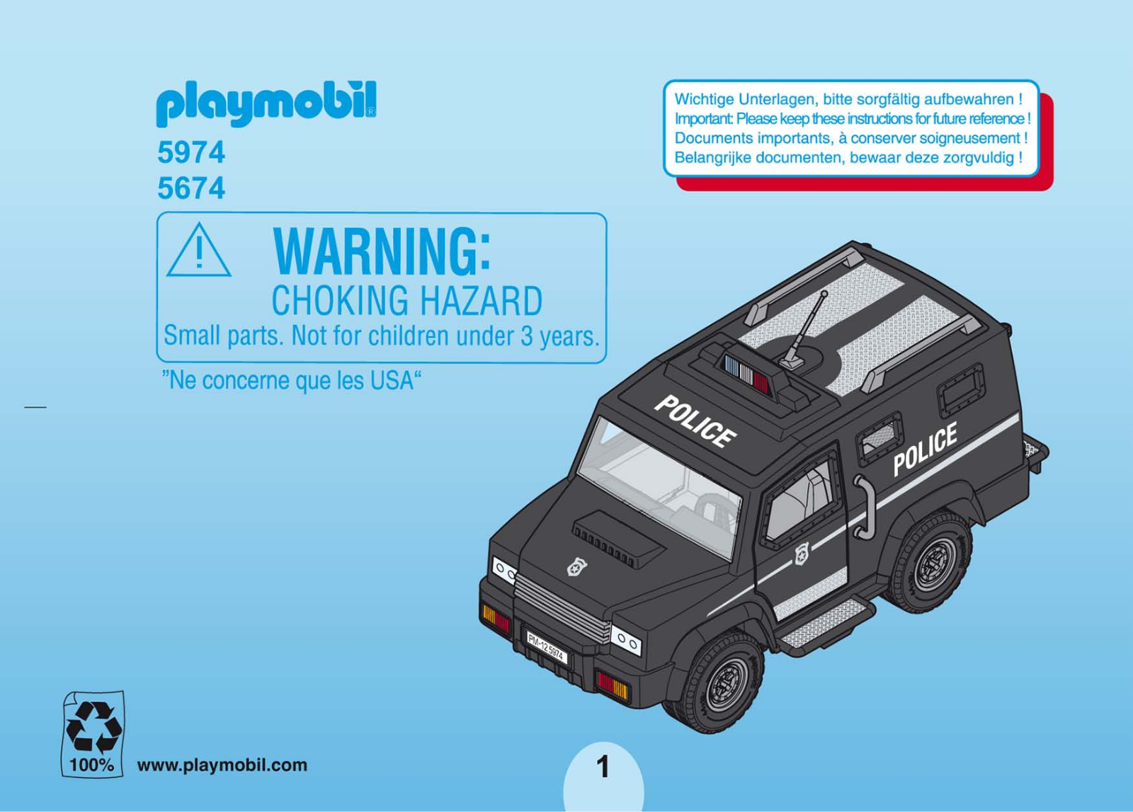 Playmobil 5974 Instructions