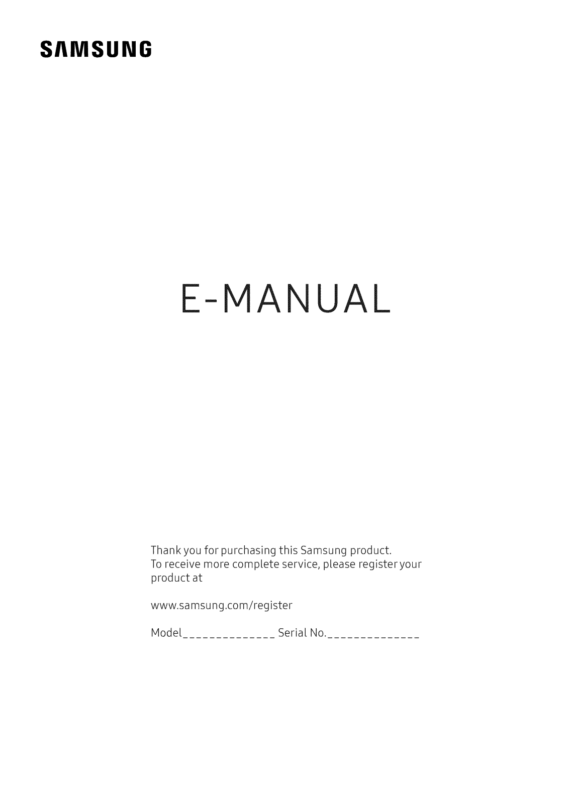 Samsung UN55K6250AFXZA-FA01, UN49K6250AFXZA-FA01 Owner’s Manual