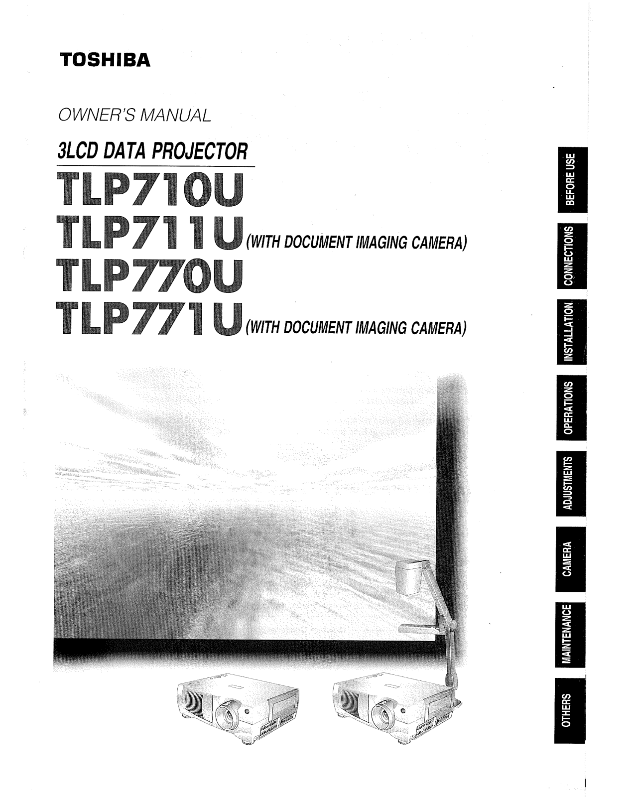 Toshiba TLP711U, TLP771U, TLP770U, TLP710U User Manual