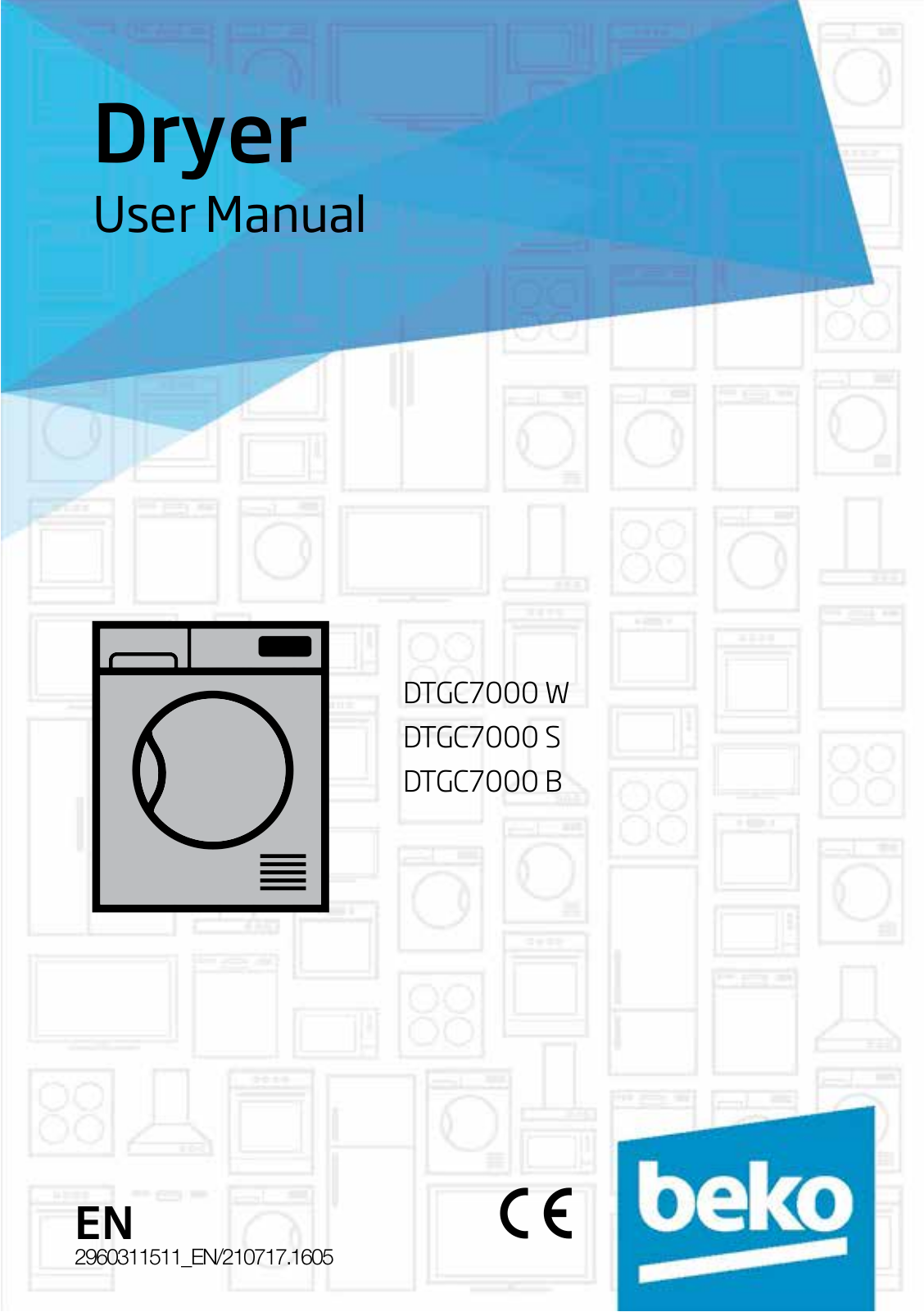 Beko DTGC7000 W, DTGC7000 S, DTGC7000 B User Manual